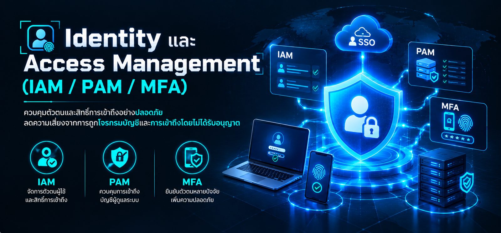 Identity & Access Management (IAM / PAM / MFA)